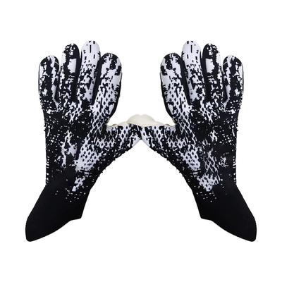 Soccer Goalkeeper Gloves Breathable Thicken Latex Goalie Gloves Skid Resistant Safety Gloves for