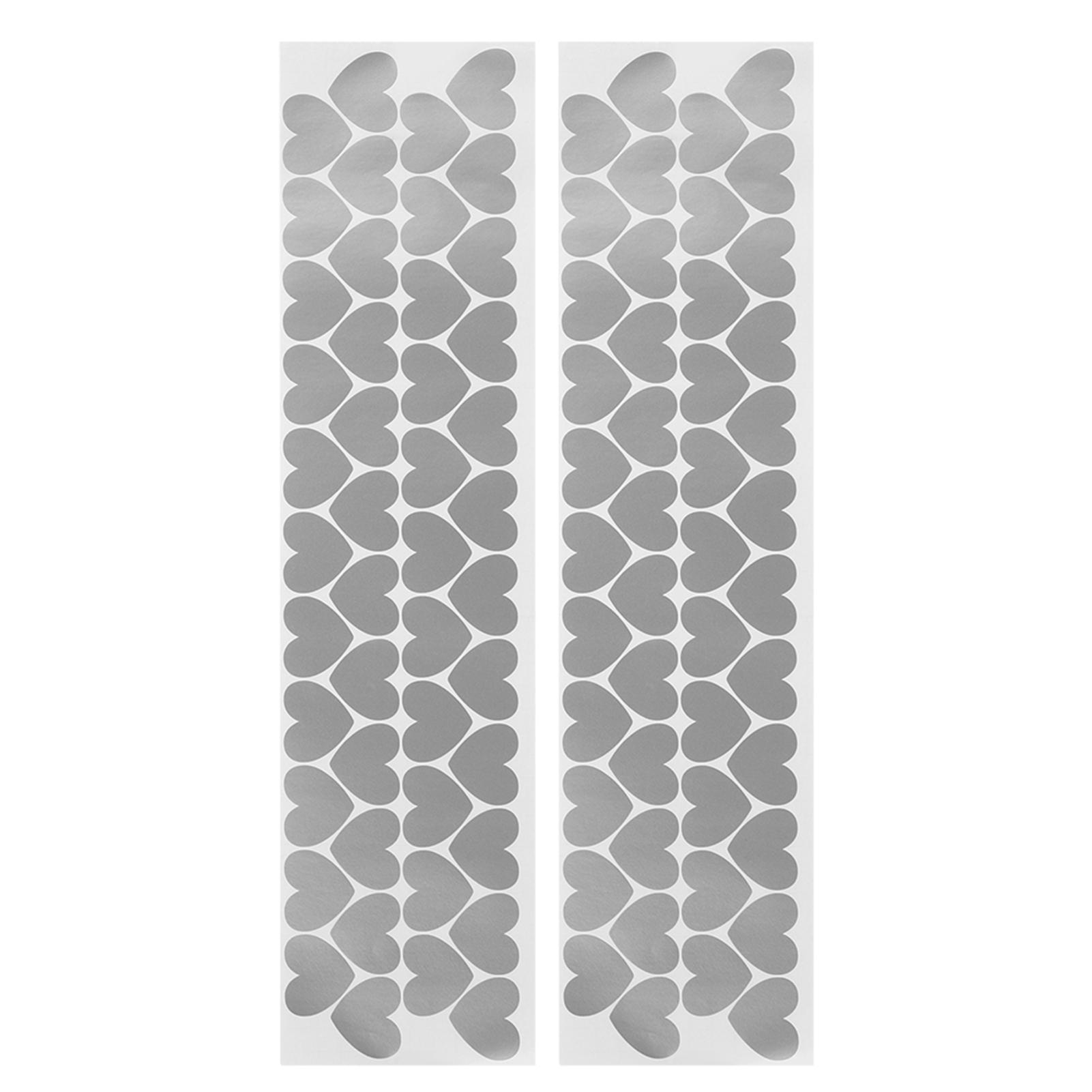 

Wall Sticker Decal DIY Wallpaper Sticker for Home Living Room Dormitory Decoration Silver 3.5x3cm