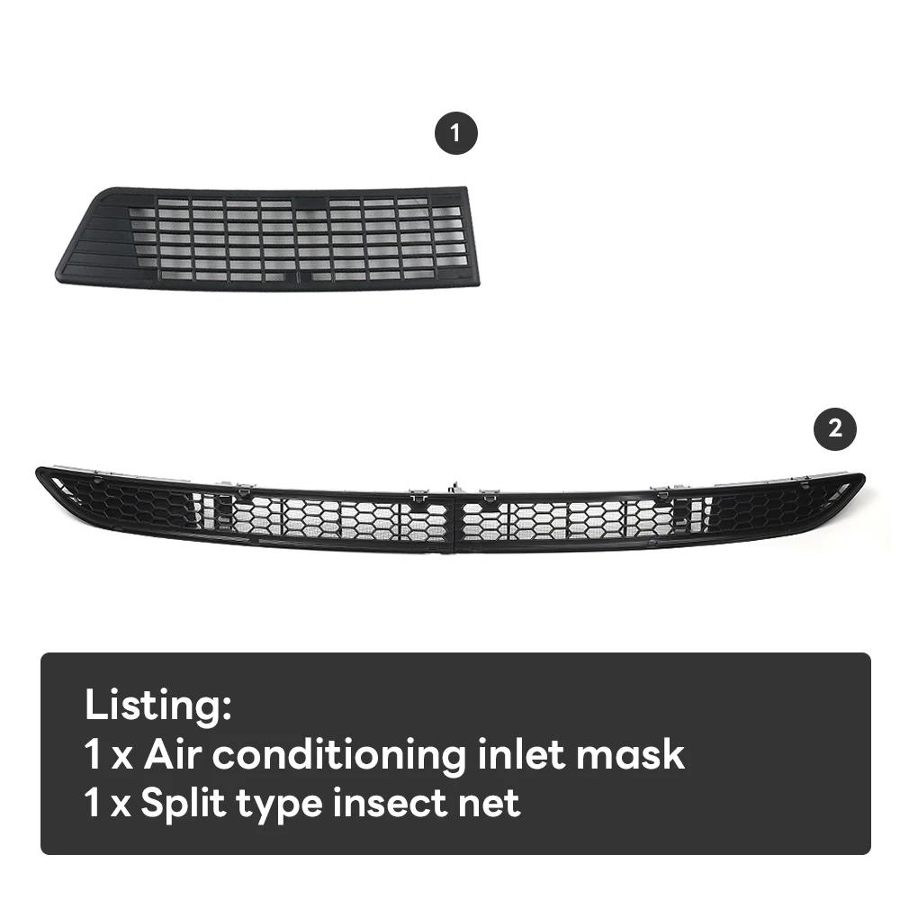 For Tesla Model 3 2026 2026 2026 Model Y Juniper Grille Mesh Inserts Lower Bumper Anti Insect Net Dust Proof Vent Grille Cover