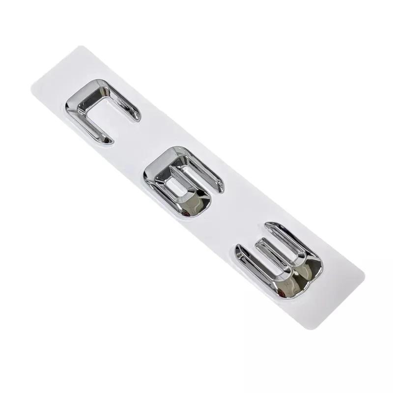 3D ABS Black Chrome Letters For S63 G63 C63 E63 AMG W205 W204 W213 W212 W222 W221 W463 Logo Emblem Sticker Accessories