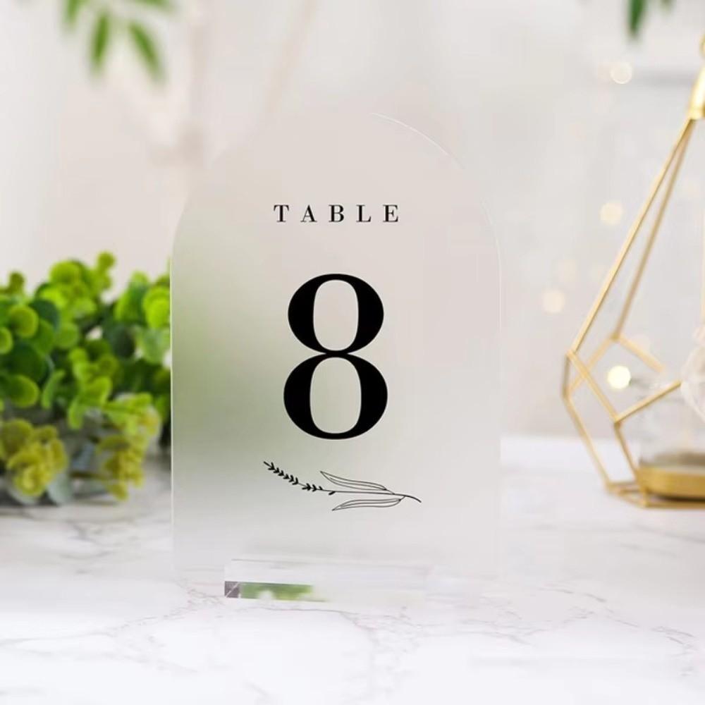 Arch Shape Arch Acrylic Sheet Blank Surface Wedding Sign Blank Clear Acrylic Sign Home Decor