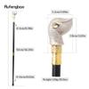 Golden White Hamster Guinea Animal Fashion Walking Stick Decorative Cospaly Vintage Party Fashionable Walking Cane Crosier 92cm