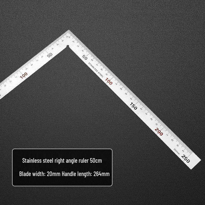 Set di righelli in acciaio ispessito: Righello Dritto 15cm-2m per Disegno & Disegno Tecnico, Spedizione Gratuita