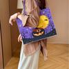 Large Capacity Trick or Treat Bag Fabric Pumpkin Storage Bag Halloween Felt Handbag  Female