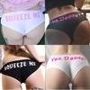 Culotte sexy Yes Daddy Squeeze Me pour femme, sous-vêtement sans couture