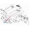 Hood Release Cable for Mercedes-Benz GL/ML 350/450/500 W166 (Part No. 1668800159)