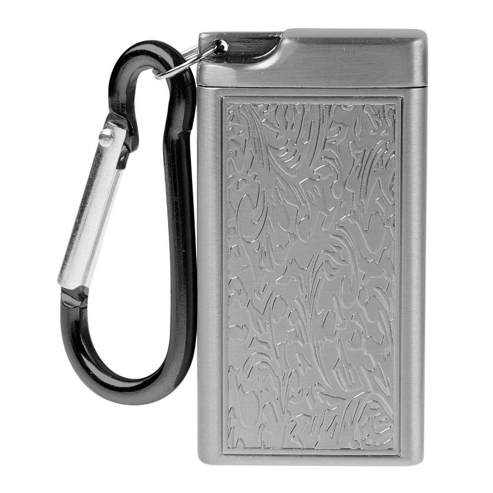 Keychain Ashtray with Lid Mini Portable Stainless Steel Car Outdoor Travelling Pocket Smoking Ash Tray Keychain Bulk Cigarette