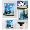 Moc 707Pcs Creative City Postcards Sydney Skyline Art Hanging Drawing Diy Blocks Children'S Puzzle Toys Birthday Gifts