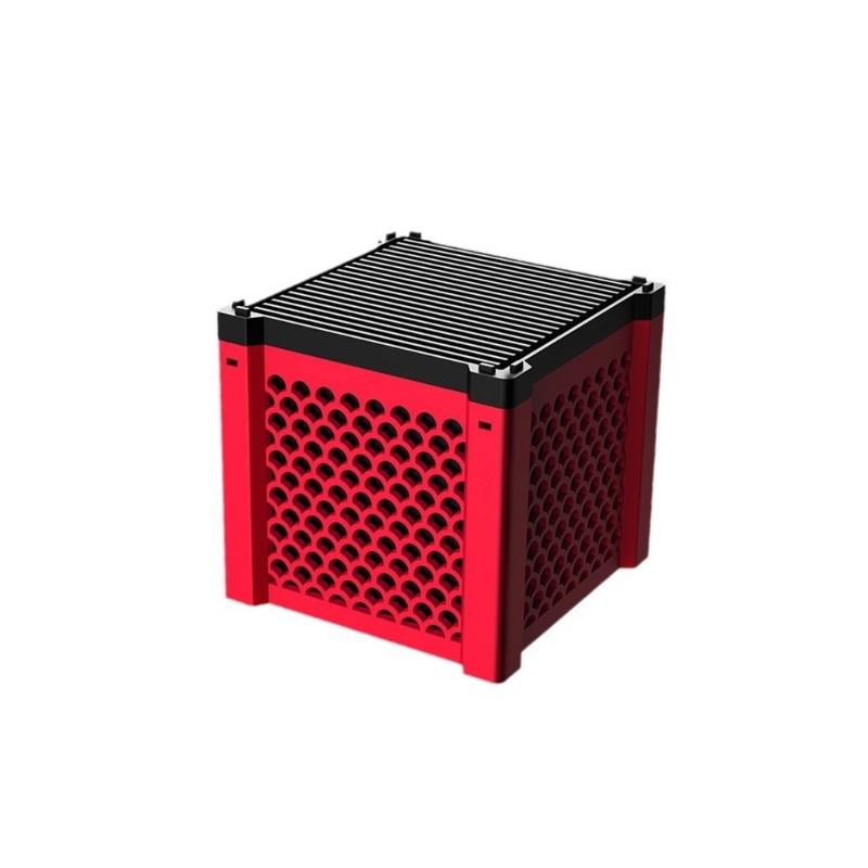 

Reusable Aquariums Absorbent Carbon Cubes Odor Eliminating Filter Cubes for Aquariums Filters With Noises Reduction 1 червоний