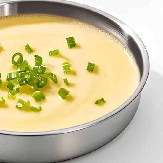 Stainless Steel Egg Steamer Bowl with Lid Food Grade Steaming Pot for Microwave Heat Resistant Custard Dish for Home Kitchen