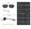 Men's Polarized Ultra Lightweight TR90 Square Frameless Sunglasses For Men Women Outdoor Driving Fishing Uv400 Sun Shade Glasses