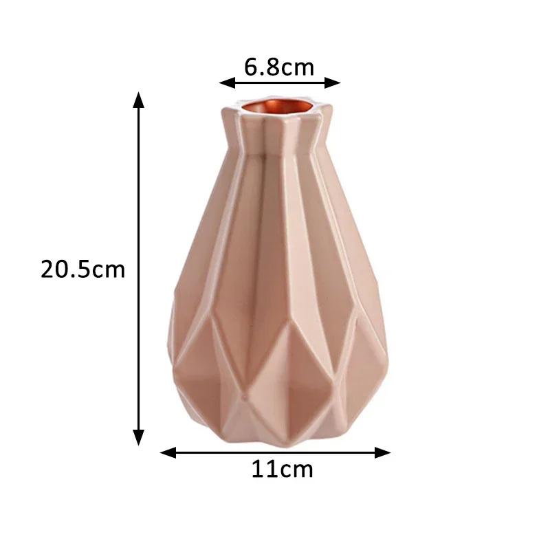 Modern Vases Decoration Home Nordic Style Flower Arrangement Living Room Origami Flower Pot for Interior