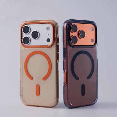 Luxus Matte Armor Stoßfeste Klare Hülle Für iPhone 17 Air 16 15 14 13 12 Pro Max Plus Für Magsafe Kabelloses Laden Harte PC-Abdeckung