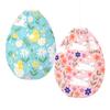 Easter Egg Paper Lantern Bunny Chick Flower Pattern Egg Shaped Hanging Lantern for Easter Party Home Decor