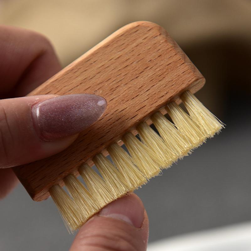 Nail Brush Wood Nail Brush Foot Dead Skin Grinding Scrubbing Tools Nail Art Accessories Cleaning Brush Manicure Supplies