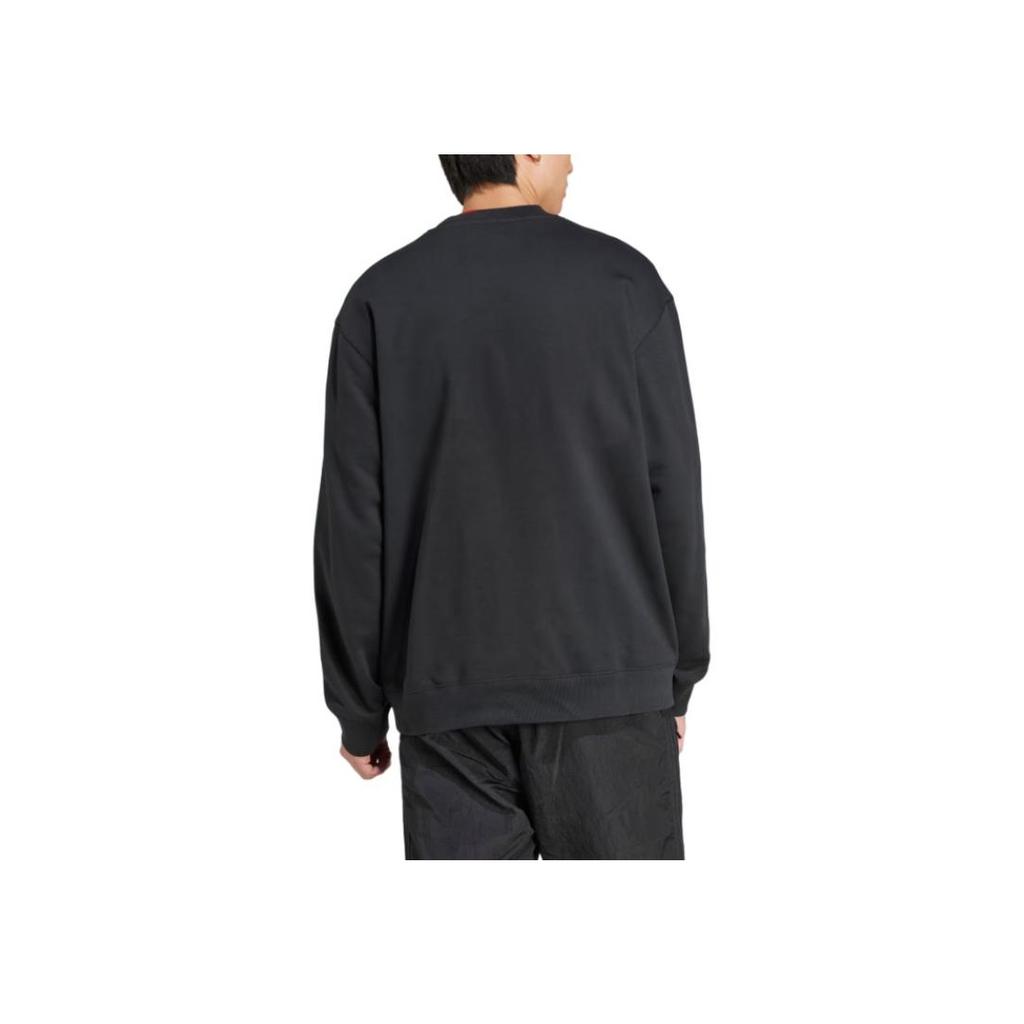 Adidas Premium Essentials Crew Sweatshirt Black Men Streetwear JC9574