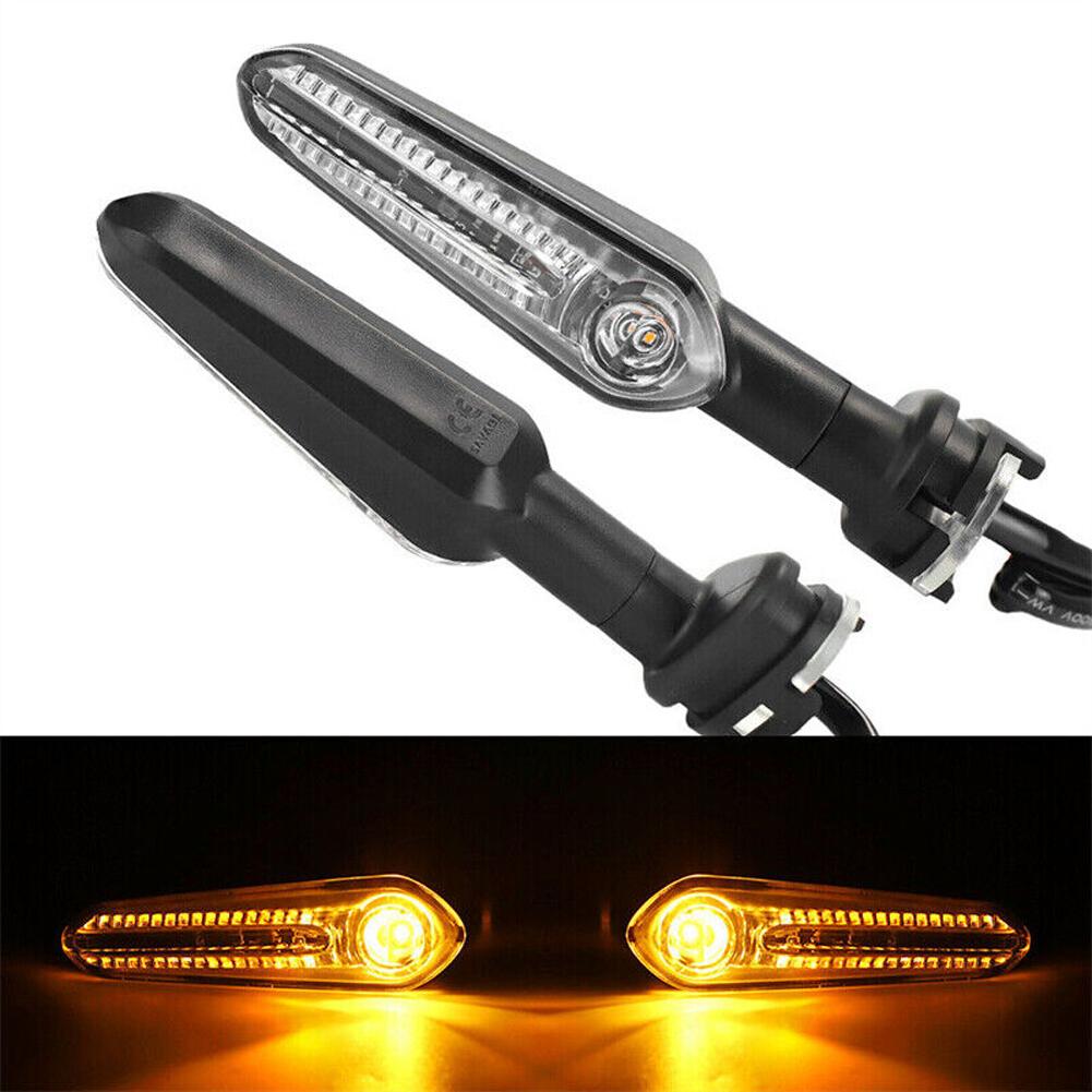 1 Pair Motorcycle Led Turn Signals Indicator Directional Lamp Modified Parts Compatible For Mt07 Mt03 125 Mt09