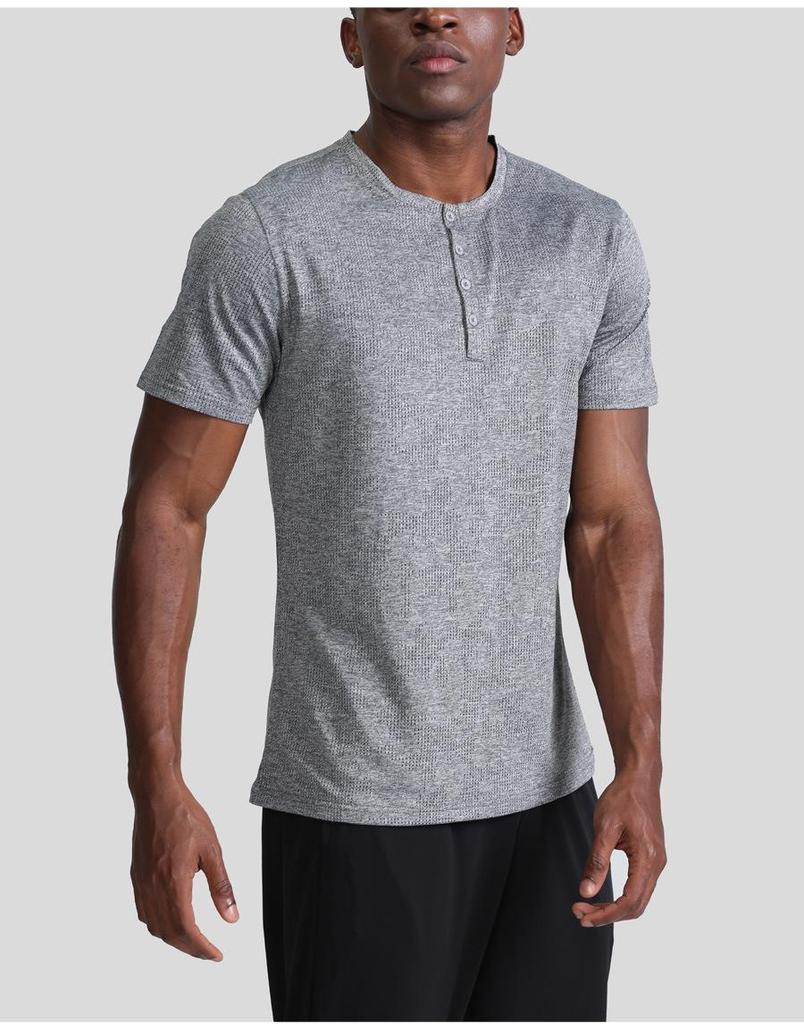 Men’s Quick-Dry Short Sleeve Sports T-shirt for Spring/Summer – Loose Fit for Outdoor Fitness and Casual Wear