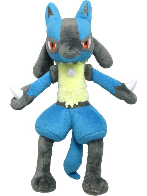 Pocket Monster All Star Collection PP12 Pokemon Plush Toy Lucario (S)