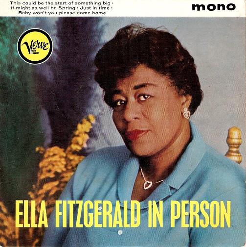 

7inch Record ELLA FITZGERALD Ella Fitzgerald In Person VEP5001 VERVE RECORDS 1961 UK Jazz Used