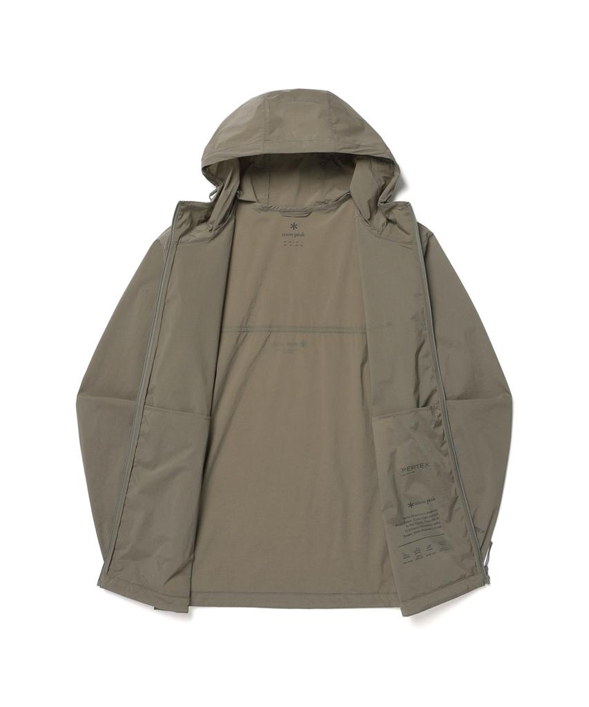 Snowpeak Apparel Pico Sunblock Pertex Ultralight Windbreaker (S26Mmtwb78) Khaki