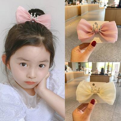 Kinder-Haarspange, süße Prinzessin-Kronen-Haarnadel für Babys, Einfachheit, einfarbige Haarnadel, Kindergeburtstags-Party-Haar-Accessoires