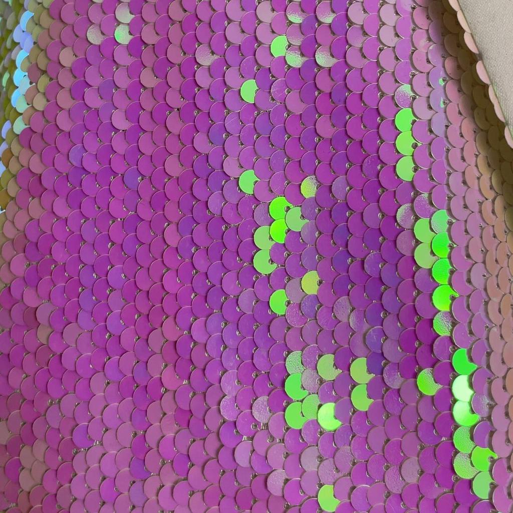 PYJTRL Męska modna marynarka w kolorze niebieskim i zielonym, dwukolorowa, z brokatem i cekinami