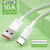 Chargez rapidement les appareils Android de type C avec ce câble de charge flash universel 6A pour Huawei, Oppo, Vivo et plus encore.