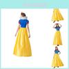 Elegant 2022 Halloween Costume For Women Featuring Enchanting Snow White Dress In Yellow