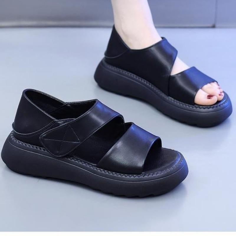 Fashion Women's Open Toe Beach Sandals 2024 New Fashion Designer Breathable Comfort Ladies Shoes Wholesale On Offer