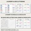 DIY Hausputzplan Coil Familienputzaufgaben ADHD Putzplaner für Erwachsene und Jugendliche