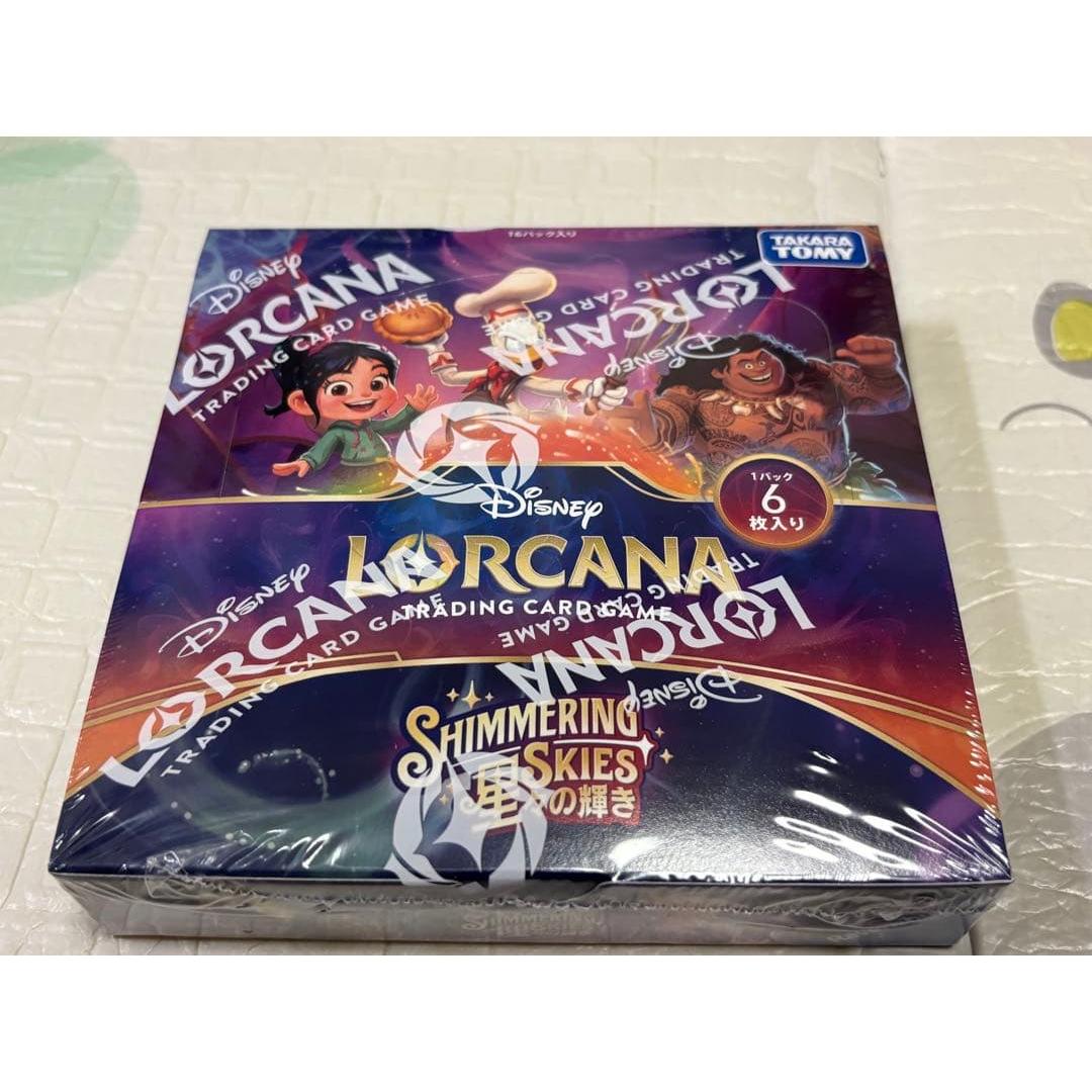Used Disney Lorcana TCG Japanese version Booster Pack Shine of the Stars 1BOX