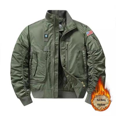 Autumn Winter MA1 Air Force Cotton-Padded Casual Pilot Jacket