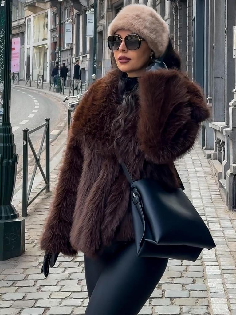 European Fashion Colorful Faux Fur Headband for Women - Warm and Stylish New Style