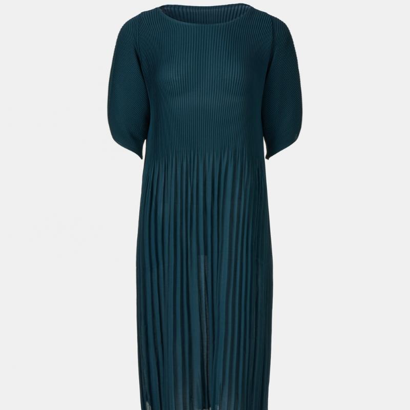 Pleats Me Diagonal Raglan Half Sleeve Dress Epops026004