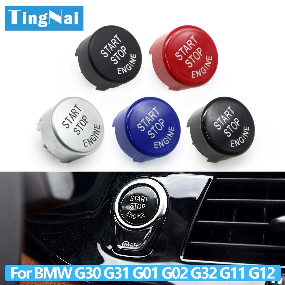 MLKQ6 Car Engine Start Stop Push Button Switch Cover For BMW 1 5 6 7 X3 X4 Series GT F52 G30 G31 G01 G02 G32 G11 G12 F97 F98