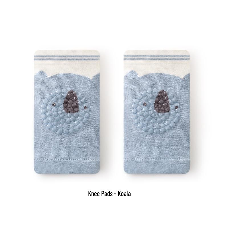 New Baby Summer Cartoon Mesh Knee Pads - Anti-Slip Breathable Crawling Socks
