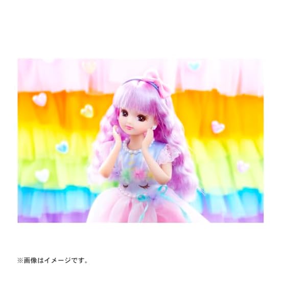 TAKARA TOMY Licca-chan Doll LD-15 Dreamy Unicorn, Dress-up Doll, Pretend Play, Toy, Ages 3 and Up, P