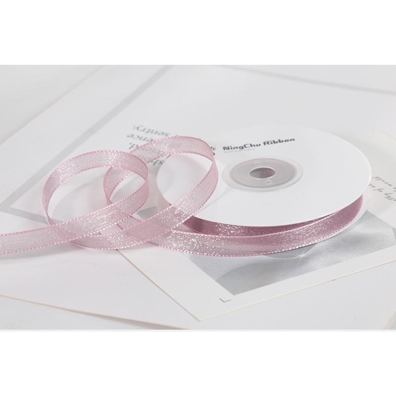 1cm Bubble Yarn  Ribbon  Lace  Flower Snow Yarn  Bow  Tie  Bouquet  Webbing  and Colorful Ribbon Packaging