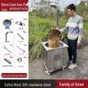 Smoke-Free Stainless Steel Wood-Burning Firewood Stove for Outdoors