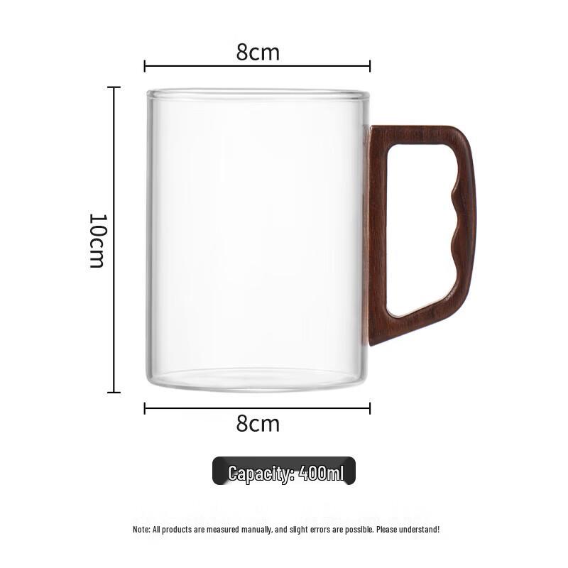 High Borosilicate Glass Teacup Mug