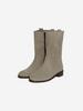 Komorebi Museum Suede Wide Mid-Calf Boots Genuine Leather Ver. | Beige