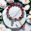 Daisy Popcorn Beaded Bracelet: Elegant Women's Hand Jewelry