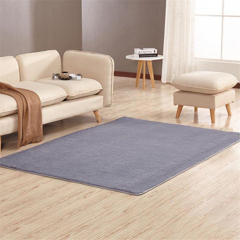 Luxuriously Fluffy Rugs With Antiskid Design For Cozy Living Room Elegance