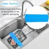 1pcThaw Belt Silicone Reusable Suction Cup Tie Meat Thaw Tool Defroster Tool For Food Fruit Fish Home Kitchen Restaurant Counter
