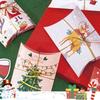 20/40/60pcs Merry Christmas Candy Boxes Bags Christmas Santa Claus Gift Box Party Decoration Supplies Christmas Cookie Boxes