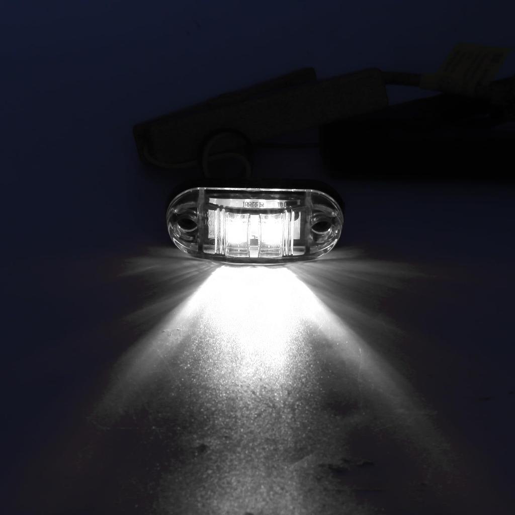 Ygmylandbb Marker Lamp, Truck Supplies, LED Side Marker, 2 LED, Car Width Light, Shoulder