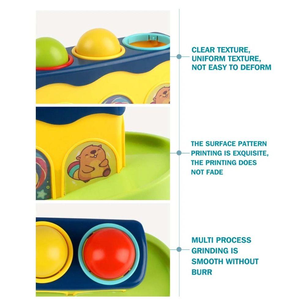 Making Sounds Interactive Hammer Toy Finger Skill Kids Pounding Hammers Interactive Toys