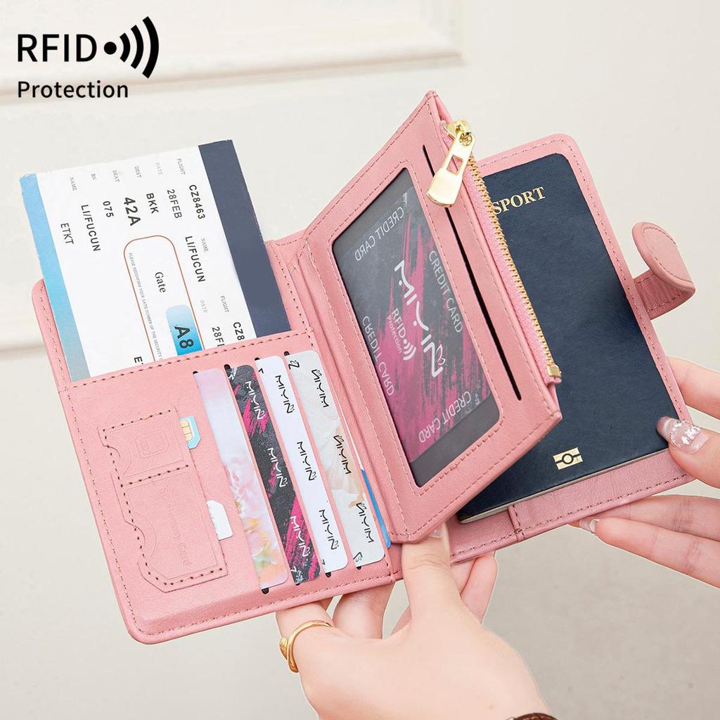 Sac à Passeport RFID Transfrontalier: Porte-documents de voyage polyvalent avec design d'avion