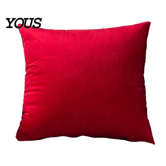 High-density Velvet Pillow Cover Solid Color Cover, Soft Plush Throw Case, 17.7x17.7 Inch Directional Smooth Cushion for Sofa, Bed, Office, Cozy Home